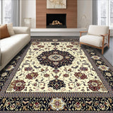 Hand Woven Round Area Natural Fiber Boho Placemat(Beige)