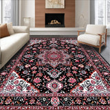 Modern Abstract Botanical Print(Black)