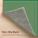 Rustic Diamond Print in Earthy Shades(Green)