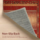 Rustic Earth Tones Textured Appeal(Red)