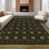 Luxurious Gold Vintage Floral Style(Black)