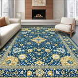 Rustic Coastal Blue Tiled Motif(Blue)