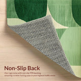 Modern Sage Green Non Slip(Green)