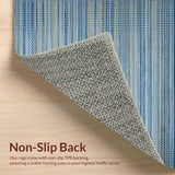Modern Striped Patterned Visual(Blue)