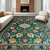 Textured Vintage Floral Elegance(Blue)