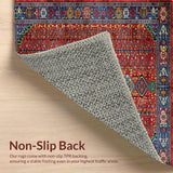 Rustic Handcrafted Colorful Motif(Red)