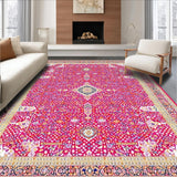Contemporary Floral Motif with Gold(Red)