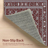 Abstract Floral Runner for(Red)