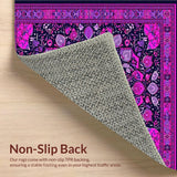 Lush Purple Floral Motif(Purple)