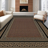 Chic Black and Brown Linear Design(Black)