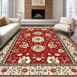 Rustic Red Geometric Composition(Red)