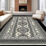 Geometric Monochrome Ethnic Motif(Black)