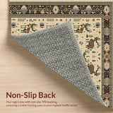 Whimsical Rustic Nature Motif(Beige)