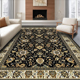 Sophisticated Vintage Floral Design(Black)