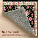 Whimsical Dark Floral Fusion(Black)