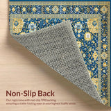 Rustic Coastal Blue Tiled Motif(Blue)