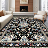 Contemporary Dark Floral Aesthetic(Black)