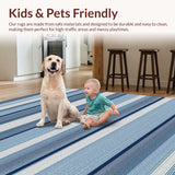 Minimalist Rustic Striped Texture(Blue)