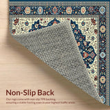 Elegant Earth Tone Floral Design(Blue)