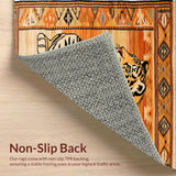 Elegant Textured Animal Print(Orange)