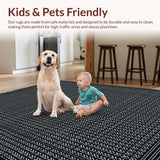 Artful Reversible Tiled Motif(Black)