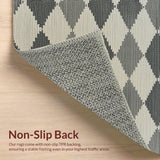 Charcoal Checkered Modern Entryway(Beige)