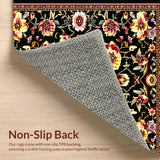 Contemporary Bold Floral Palette(Black)