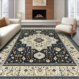 Artful Black and Beige Symmetry(Black)