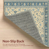 Artful Rustic Blue Tones Design(Beige)