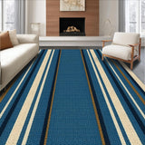 Rustic Patio Welcome Mat for Anglers(Blue)