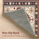 Boho Red Beige Area(Beige)