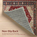 Timeless Vintage Medallion Artistry(Red)