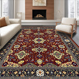 Eclectic Boho Medallion Artistic Decorative Tapestry(Red)