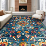 Artful Vintage Swirl Composition(Blue)