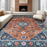 Rustic Vintage Ethnic Floral Design(Red)