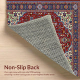 Rustic Diamond Motif in Warm Hues(Red)