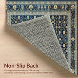 Rustic Distressed Trellis Design(Blue)