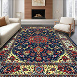 Rustic Vintage Floral Design(Blue)