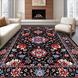 Minimalist Bold Floral Accent(Black)
