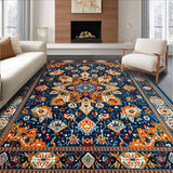 Artful Ogee Motif in Warm Hues(Blue)