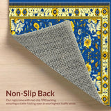 Playful Brightly Colored Ogee Style(Blue)