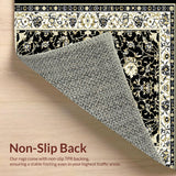 Sophisticated Floral Patterned(Black)