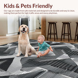 Artful Geometric Contrast Design(Gray)