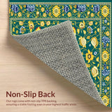 Bathroom with Floral Prints(Green)