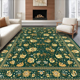 Vintage Floral Textured Elegance(Green)