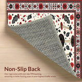 Rustic Black Flower Accents(Red)