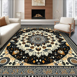 Chic Earth Tone Medallion(Black)