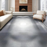 Minimalist Geometric Circle Monochrome(Black)