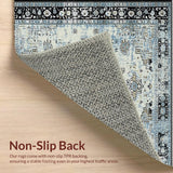 Minimalist Gray Floral Composition(Blue)