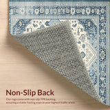 Artful Periwinkle Abstract(Beige)